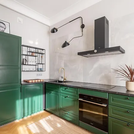Luxury Design 2br Cozy For 5 דירה ריגה