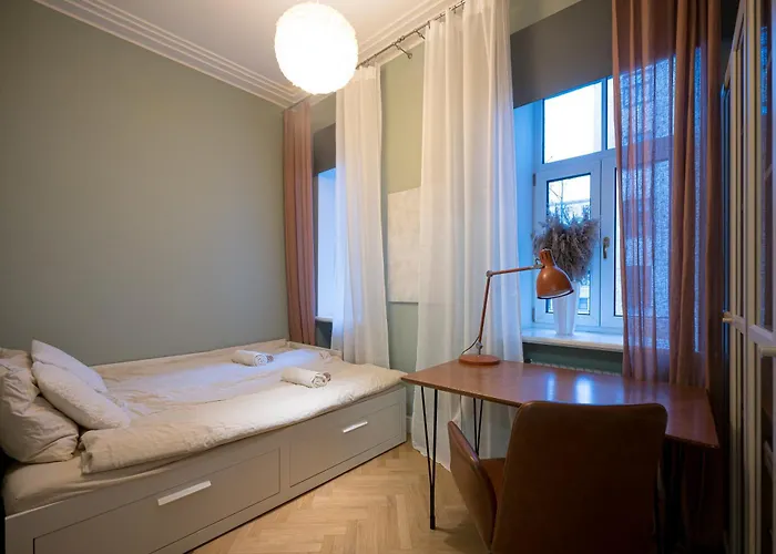 Luxury Design 2br Cozy For 5 Riga